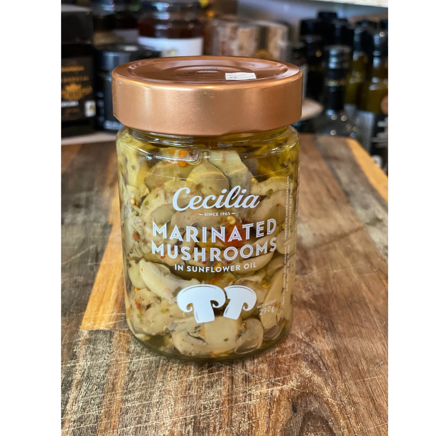 Cecilia Marinated Mushrooms