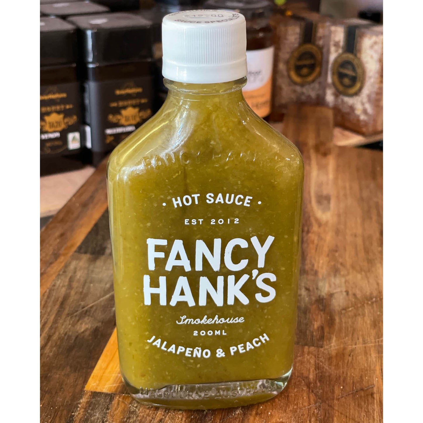 Fancy Hanks Jalapeno and Peach Hot Sauce 200ml