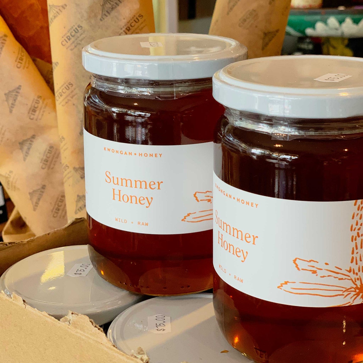 Honey - Raw Unprocessed Honey / Seasonal Harvest 650g from Bremer Bay