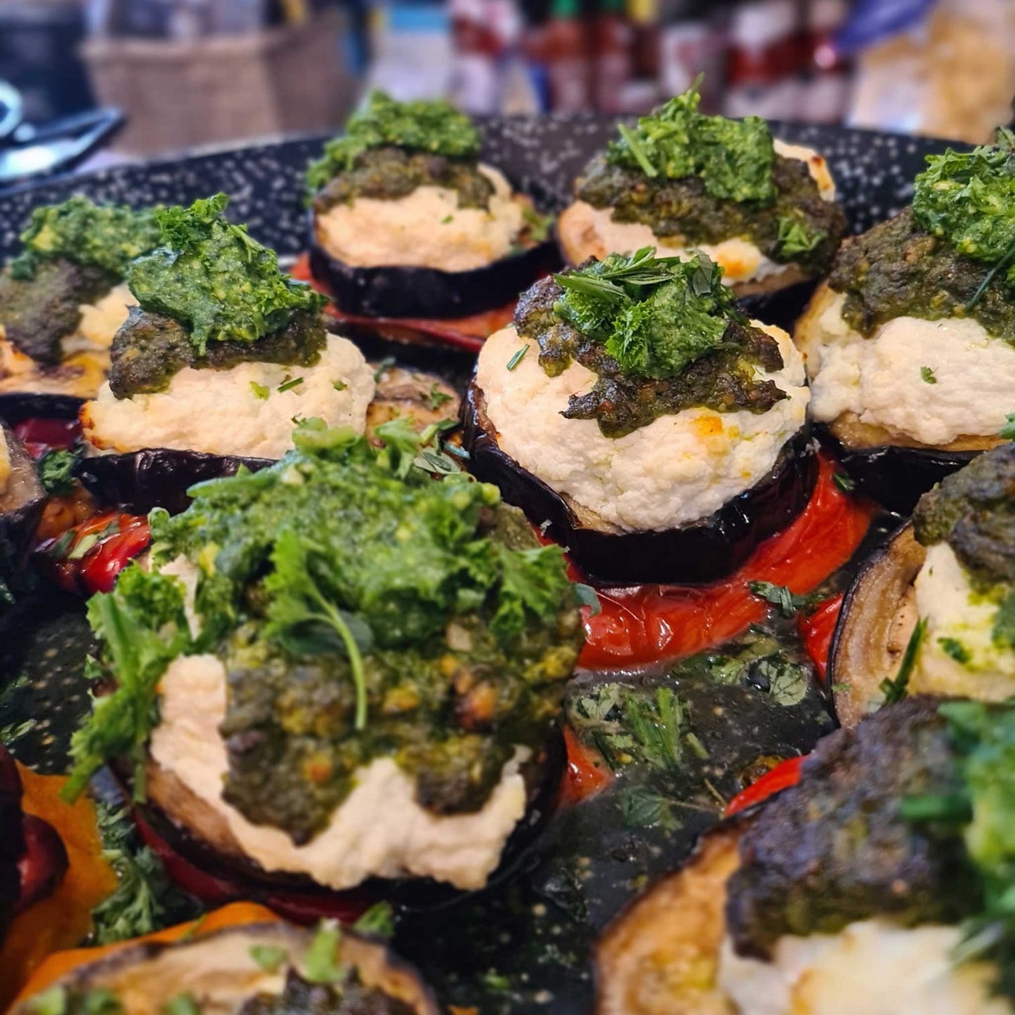 Roasted Vegetable Stacks