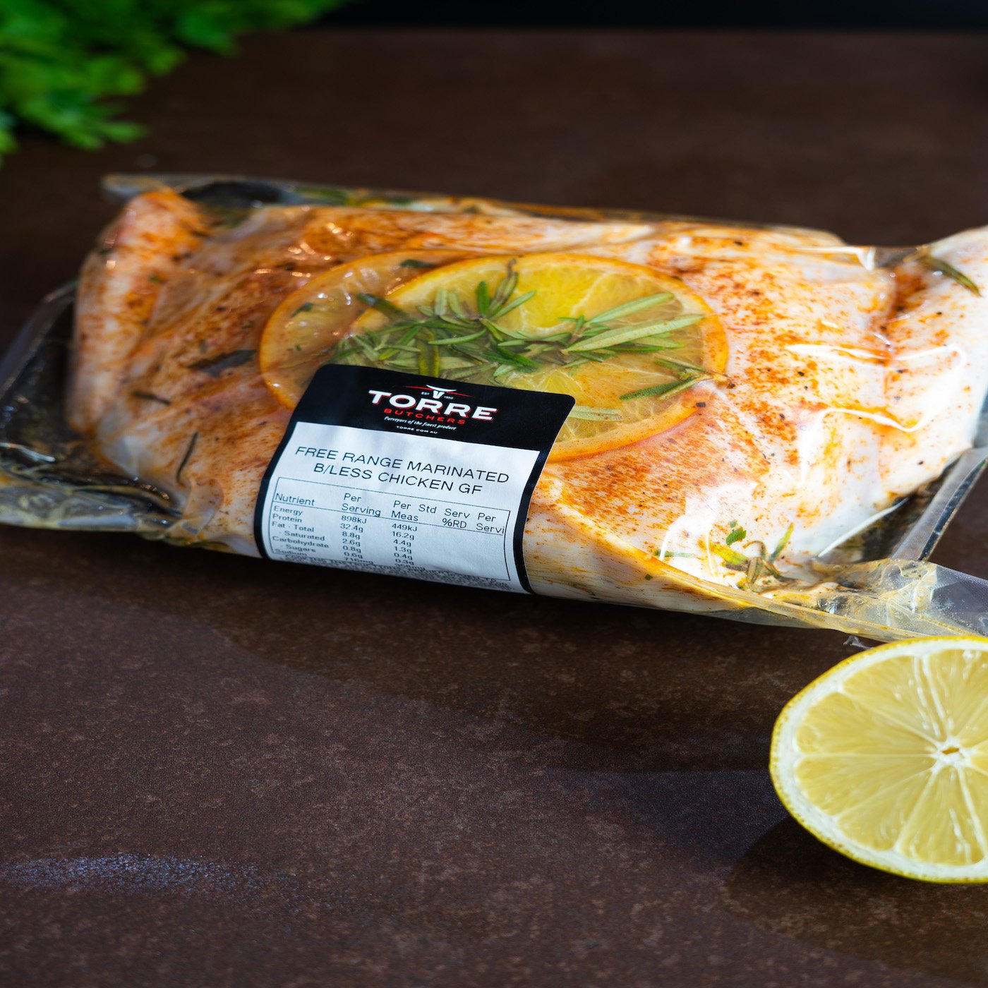 Torre Butchers Whole Chicken (Butterflied & Marinated)