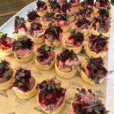 Rare Roast Beef Tartlet