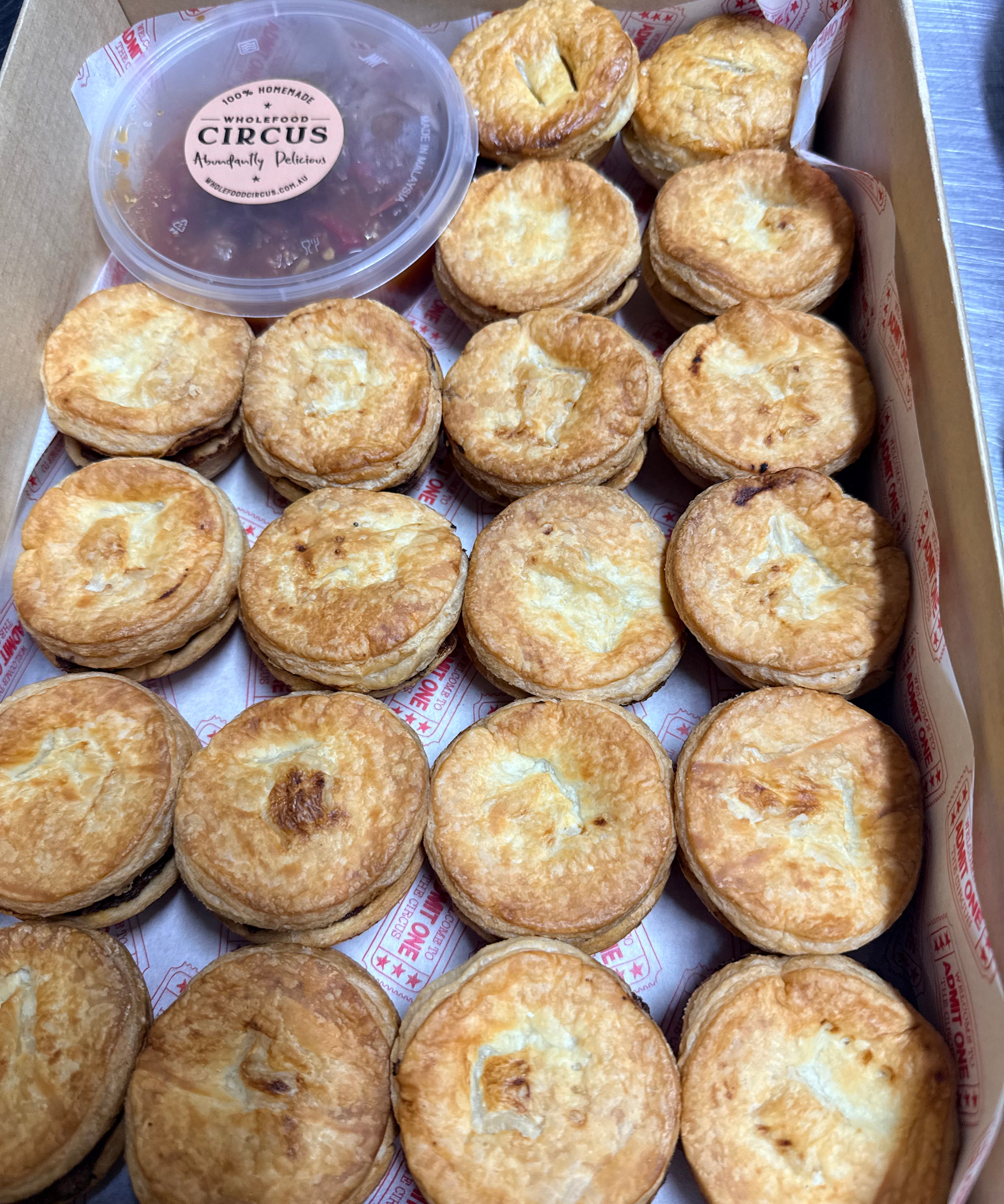 Circus Mini Beef Pies