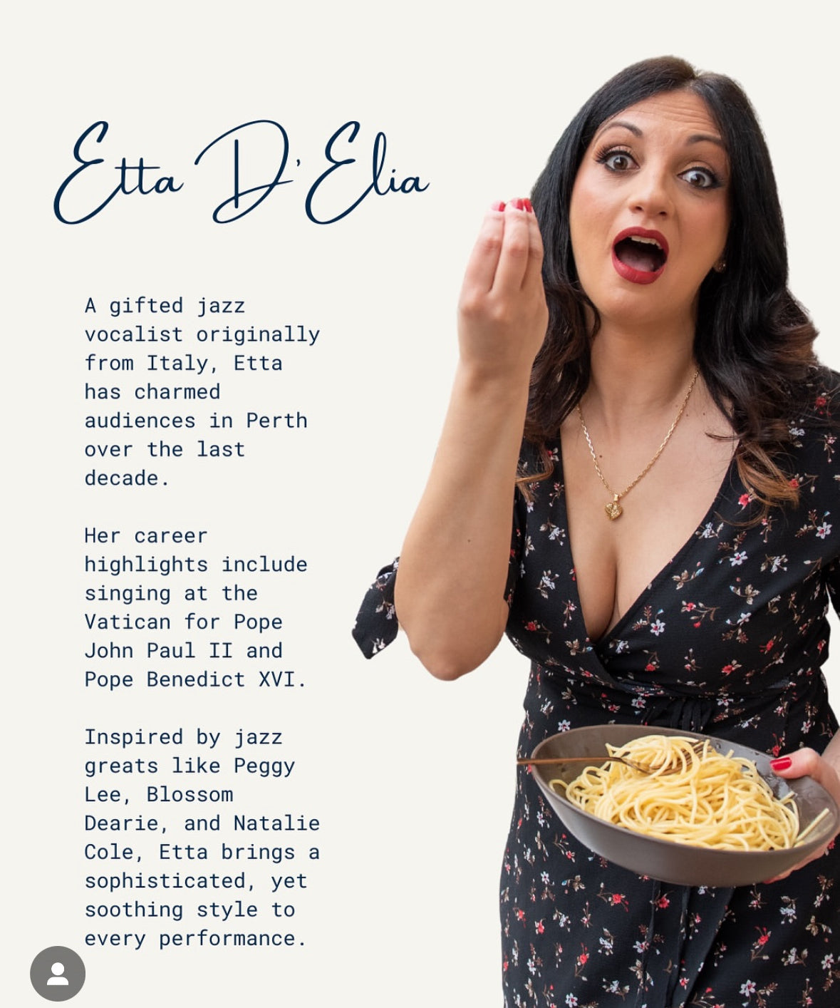 Another Night in Italy with Etta | Friday, 11th of December