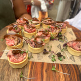 Rare Roast Beef Tartlet