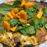Pumpkin and Feta Quiche