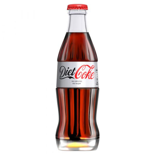 Diet Coke 330ml Glass