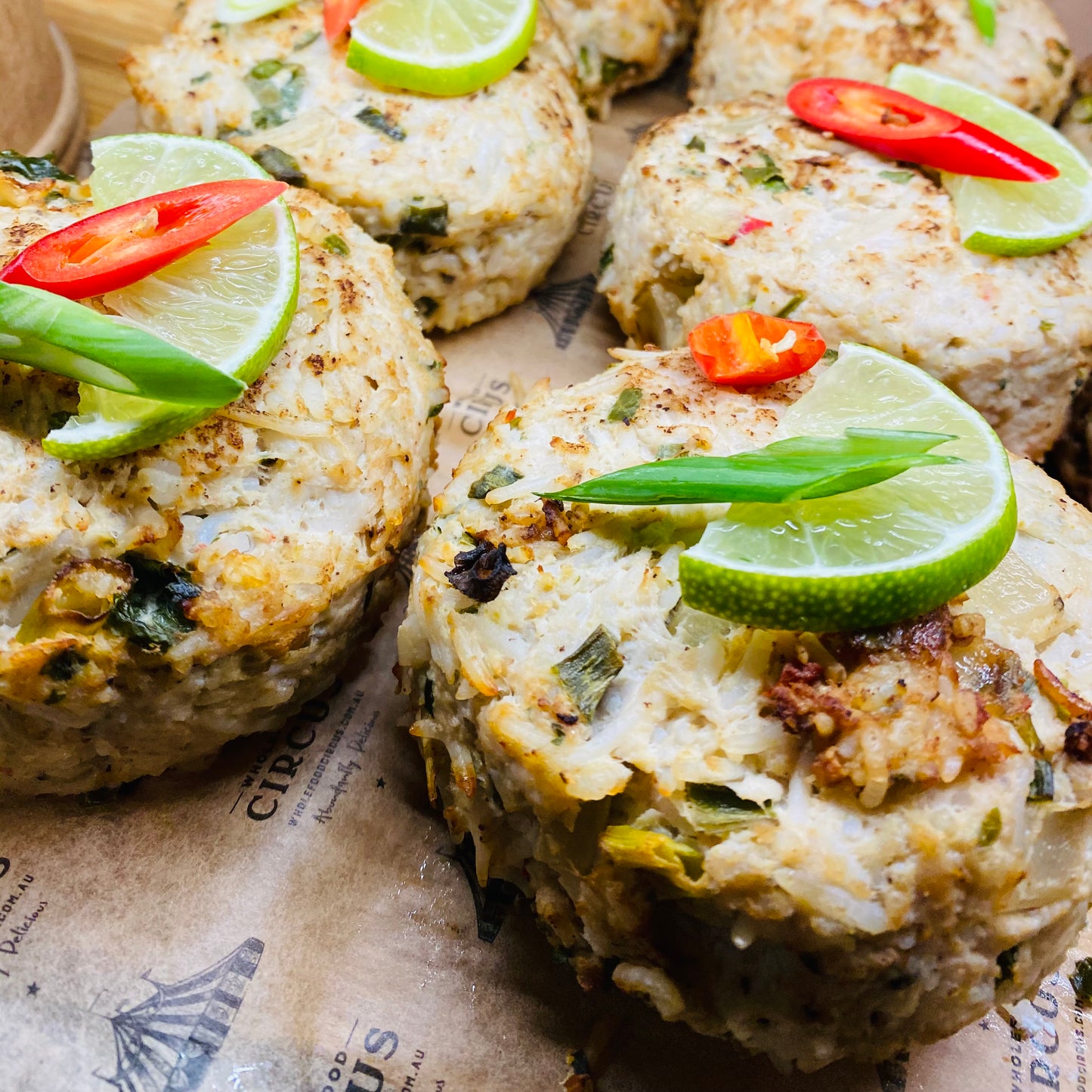 Thai Chicken Cakes - GF