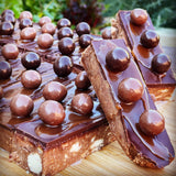 Chocolate Caramel Hazelnut Slice