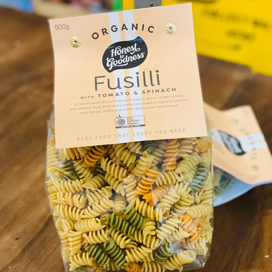 Organic Honest to Goodness Fusili with Tomato and Spinach 500g