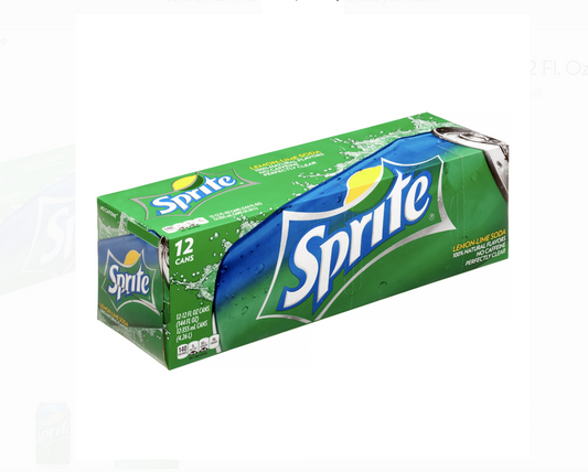 Sprite Cans 12 pack